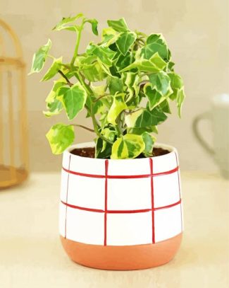 Ivy Plant Pot diamond painting