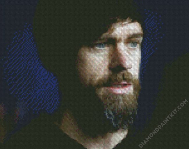 Jack Dorsey diamond painting