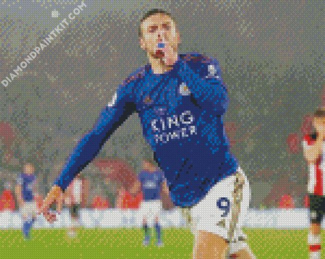 Jamie Vardy Football Player diamond painting