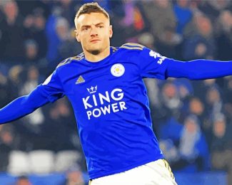 Jamie Vardy Footballer diamond painting