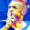 Jamie Vardy Pop Art diamond painting