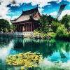 Japanese Garden Montreal Canada diamond painting