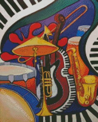 Jazz Equipment diamond painting