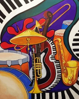 Jazz Equipment diamond painting