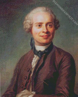 Jean Jacques Rousseau diamond painting