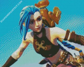 Jinx League Of Legends Game diamond painting