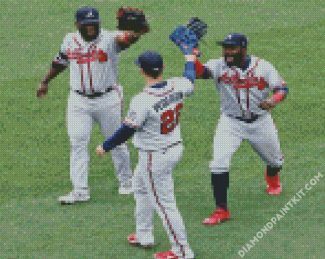 Joc Pederson And Other Atlanta Braves Players diamond painting