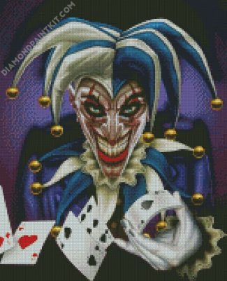 Joker Jester diamond painting