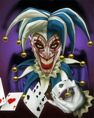 Joker Jester diamond painting