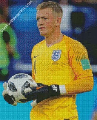 Jordan Pickford diamond painting