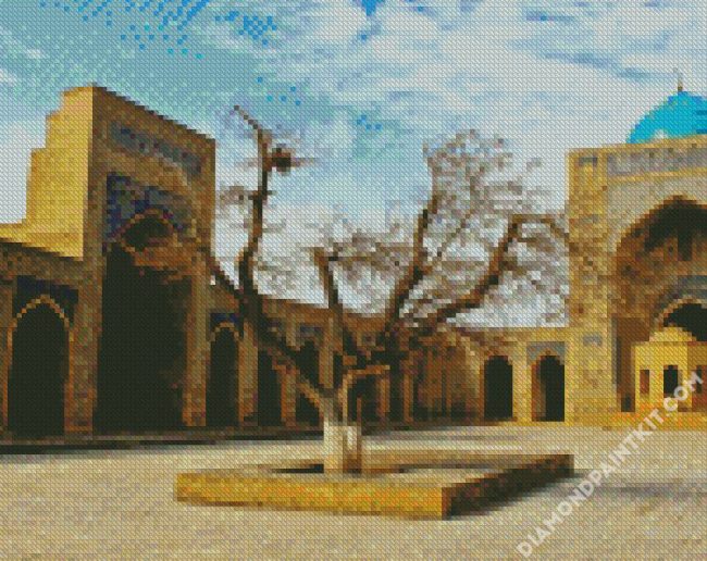 Kalan Mosque Bukhara Uzbekistan diamond painting