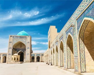 Kalan Mosque Bukhara diamond painting