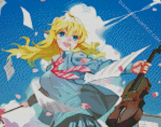 Kaori Miyazono Anime diamond painting