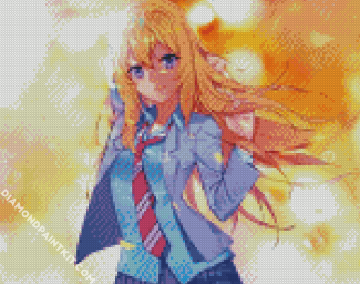 Kaori Miyazono Manga Anime diamond painting