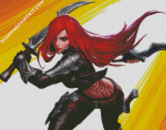 Katarina League Of Legends diamond painting