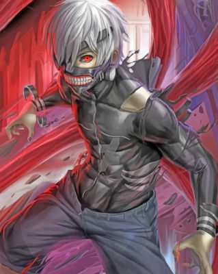 Ken Kaneki diamond painting