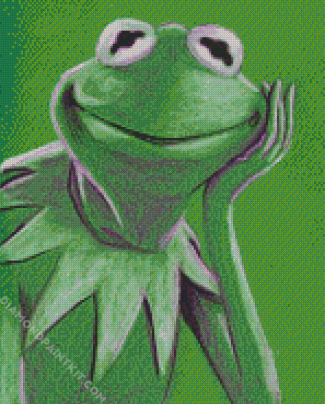 Kermit diamond painting