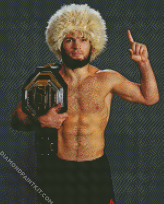 Khabib Nurmagomedov diamond painting