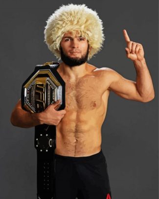 Khabib Nurmagomedov diamond painting