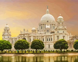 Kolkata Victoria Memorial diamond painting