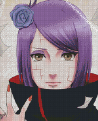 Konan Naruto diamond painting