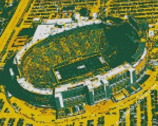 Lambeau Field Stadium diamond painting