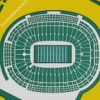 Lambeau Field Art diamond painting