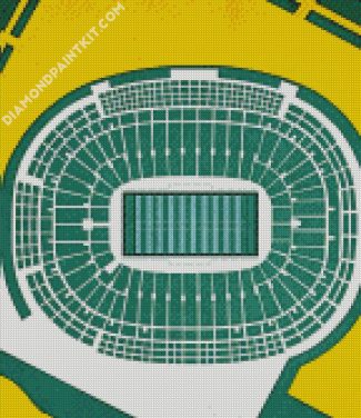 Lambeau Field Art diamond painting