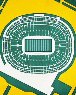 Lambeau Field Art diamond painting