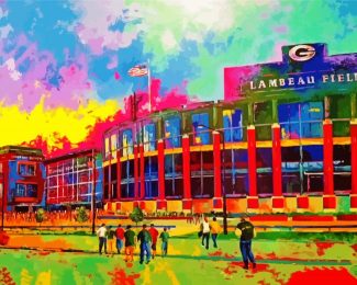 Lambeau Field diamond painting