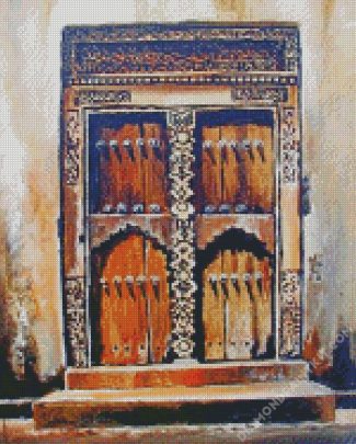 Lamu Door Art diamond painting