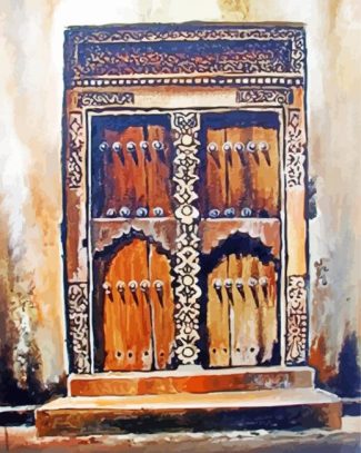 Lamu Door Art diamond painting