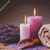 Lavender Candles diamond painting