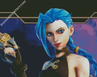 League Of Legends Jinx Online Game diamond painting