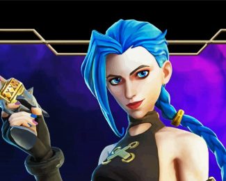 League Of Legends Jinx Online Game diamond painting