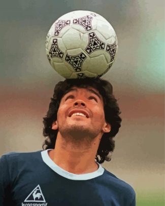 Legend Diego Maradona diamond painting