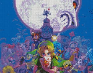 Legend Of Zelda Majoras Mask diamond painting