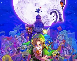 Legend Of Zelda Majoras Mask diamond painting