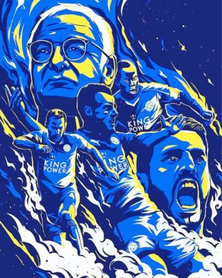 Leicester City FC Football Players diamond painting