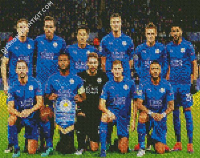 Leicester City FC Team diamond painting