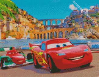 Lightning McQueen Car diamond painting