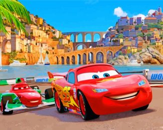 Lightning McQueen Car diamond painting