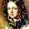 Little Girl In Scarf diamond painting