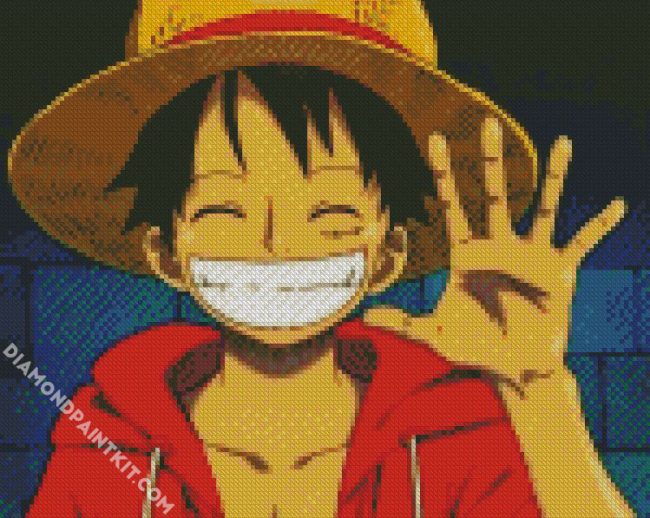 Luffy One Piece diamond painting