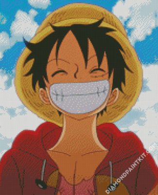 Luffy One Piece Anime diamond painting