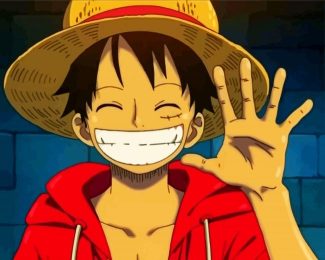 Luffy One Piece diamond painting