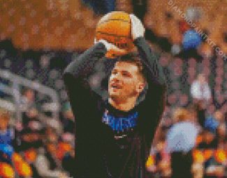 Luka Doncic Professional Basketball Player diamond painting