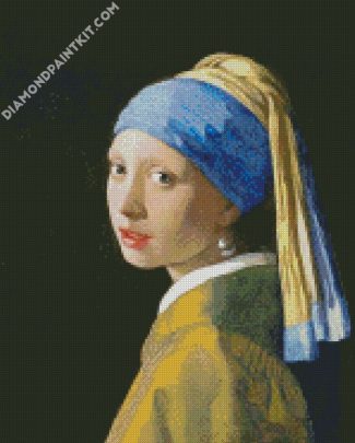 Johannes Vermeer Girl With a Pearl Earring diamond painting