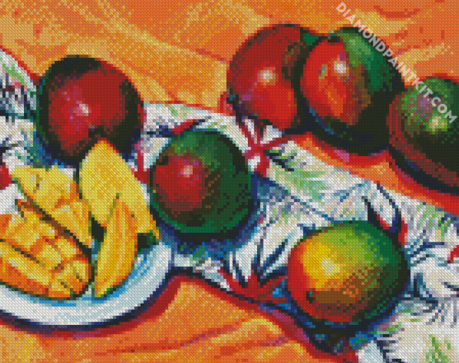 Mango Fruit Art diamond painting