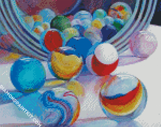 Marbles diamond painting